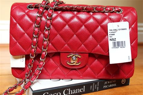 classic chanel red|Chanel classic flap medium price.